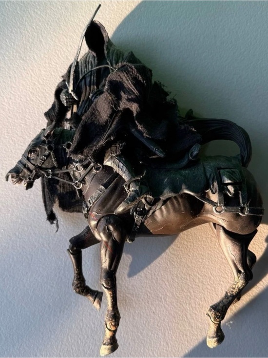 Toybiz Other - 2001 Toy Biz Lord of the Rings LOTR Ringwraith Nazgul & Horse Action Figure Set
